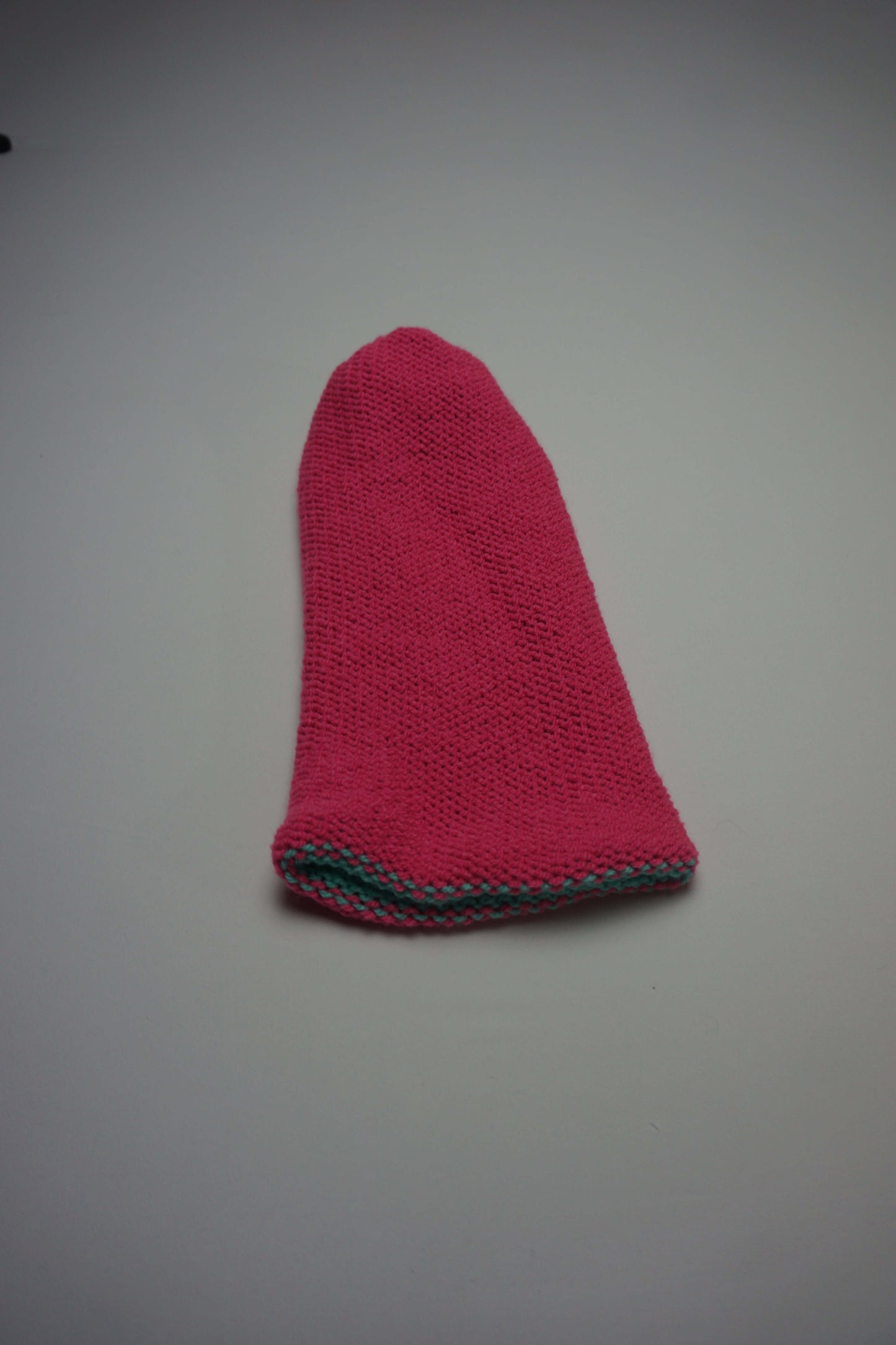 Aqua & Hot Pink Reversible Beanie