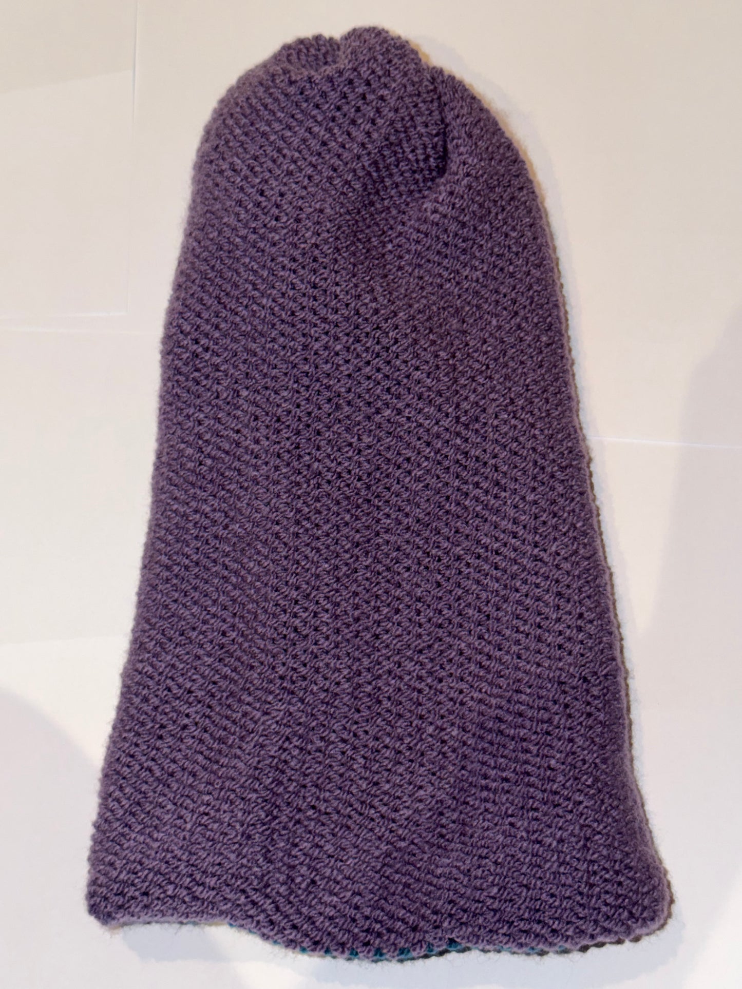 Dark Lilac & Petrol Reversible Beanie